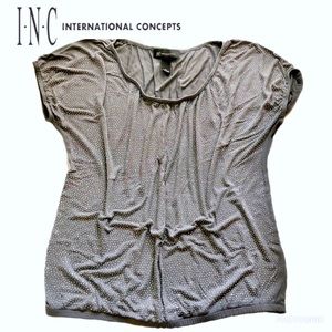 ✨Oversized INC tee (Macys), super shimmer, Medium